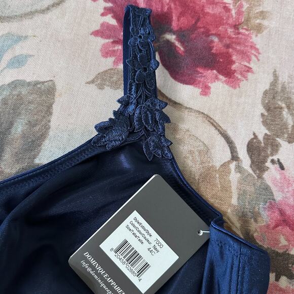 NWT Dominique Mystique Comfort Fit Seamless Minimizer Bra Size 44C Navy Blue - Picture 8 of 11